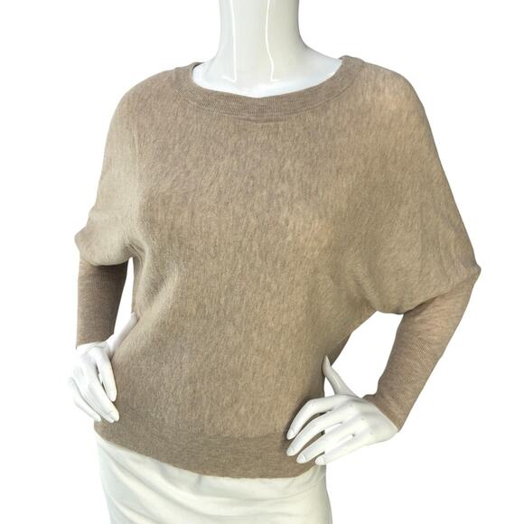 Zadig & Voltaire Sweater Womens Small Wool Cashmere Pullover Sequin Elbow Patch - Picture 1 of 16